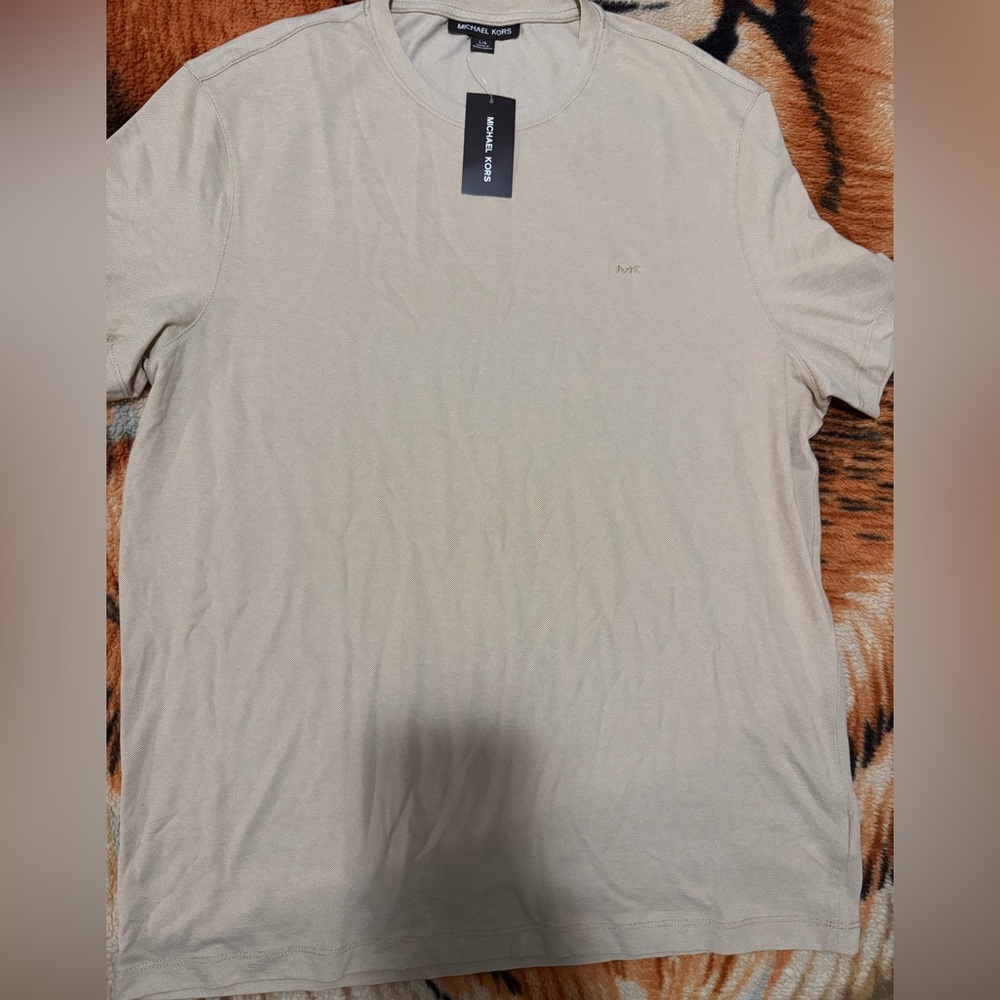 Michael Kors Light Beige Short Sleeve Tee